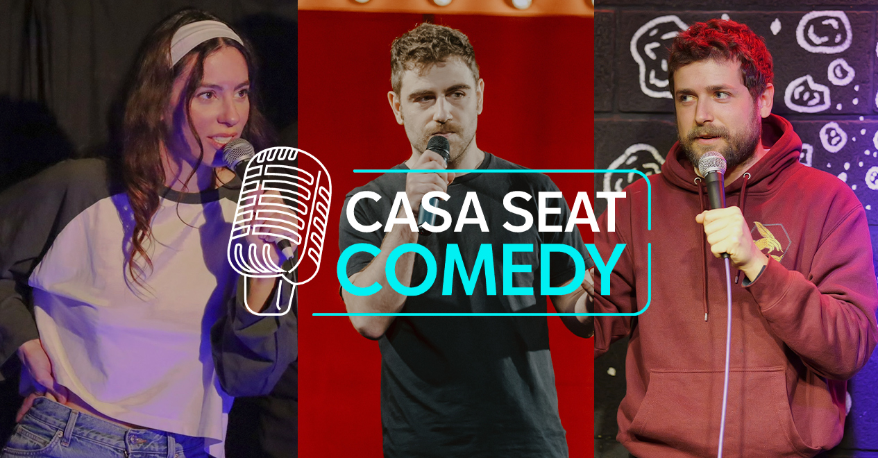 CASA SEAT Comedy: Enzo Vizcaíno, Vanessa Valero y Arnau Garcia